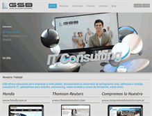 Tablet Screenshot of gsbworld.com